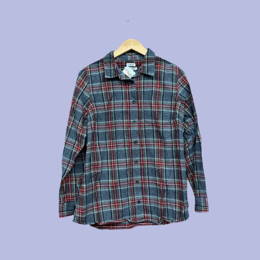 L.L Bean Flannel Button Down Multi M