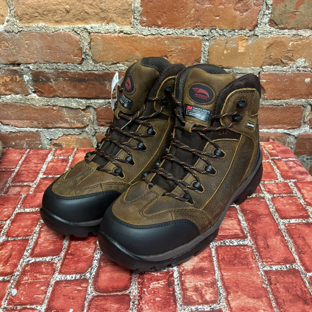 Avenger Work Boots Brown Size 12