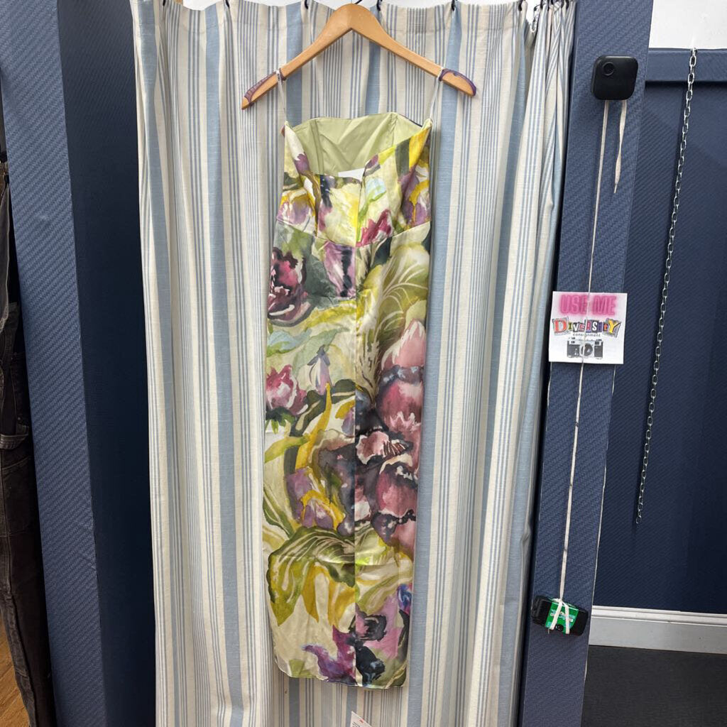 NWT Asos Watercolor Maxi Dress Size 4