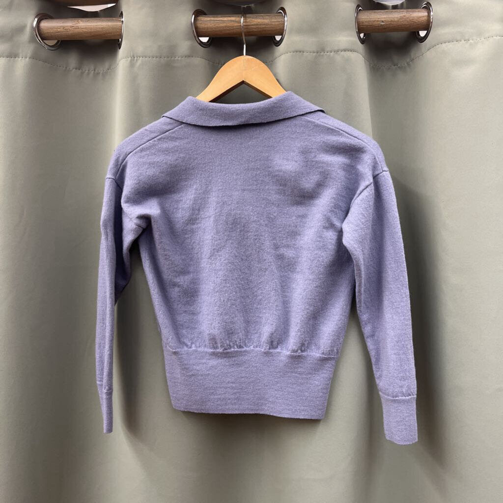 Madewell Merino Wool Sweater Top Purple Size Small