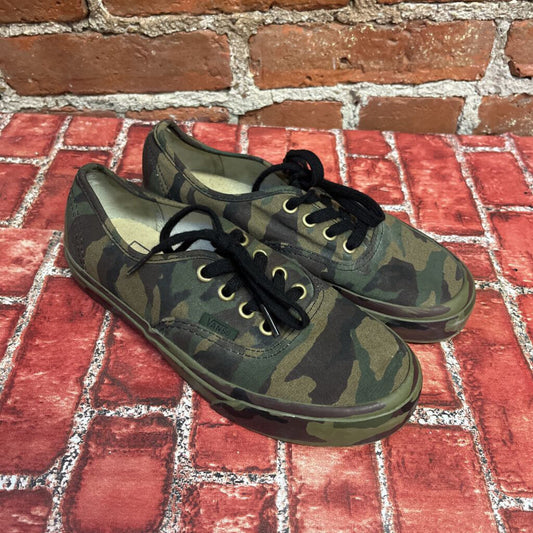 Vans Camo Lace Up Shoes Green Size 5.5L