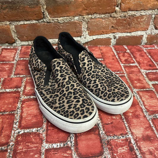 Vans cheetah Print Slip On Brown Size 6L