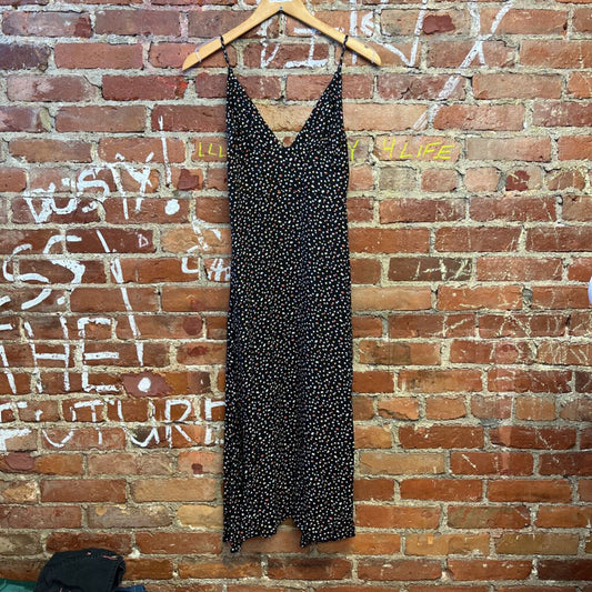 Reformation Polka Dot Midi Dress Size 6 Ladies