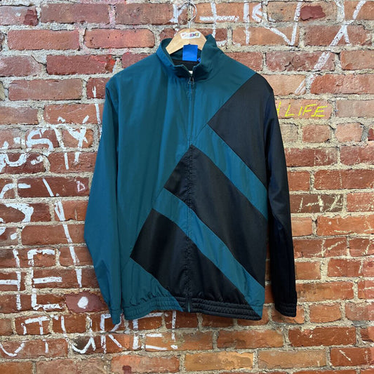 Adidas Windbreaker Jacket Green Size Medium Mens