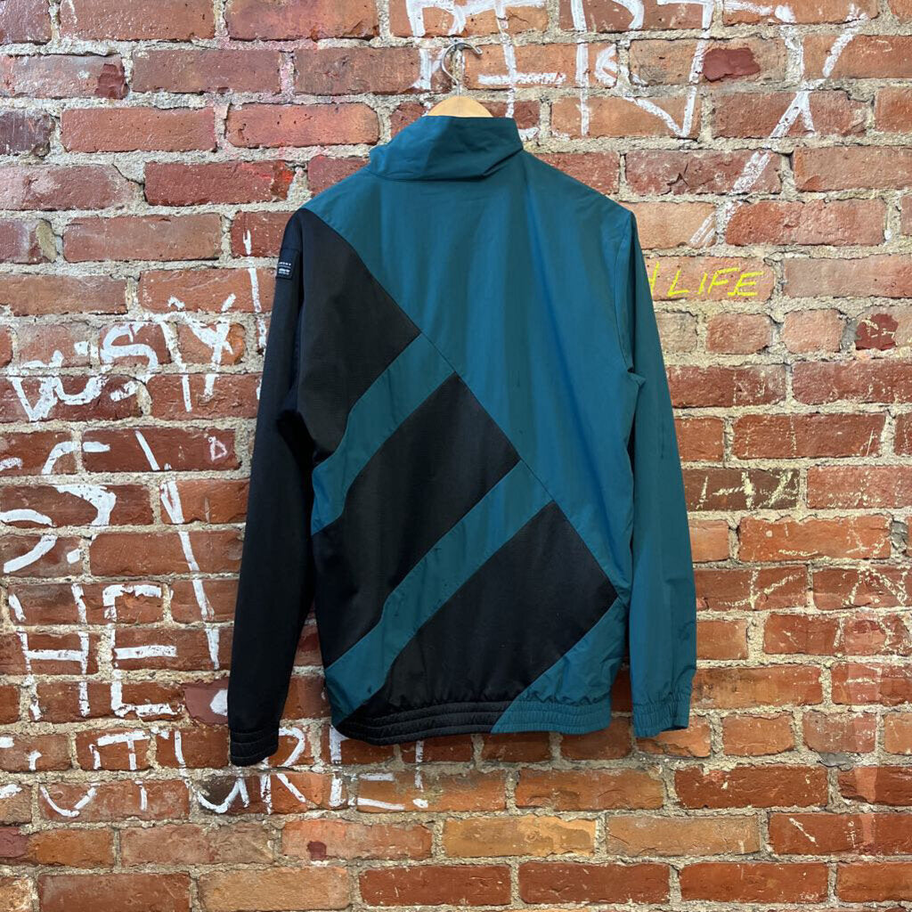 Adidas Windbreaker Jacket Green Size Medium Mens