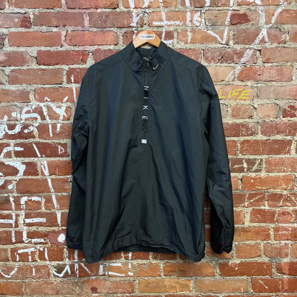 Vintage Nike Windbreaker Jacket Black Size M Mens