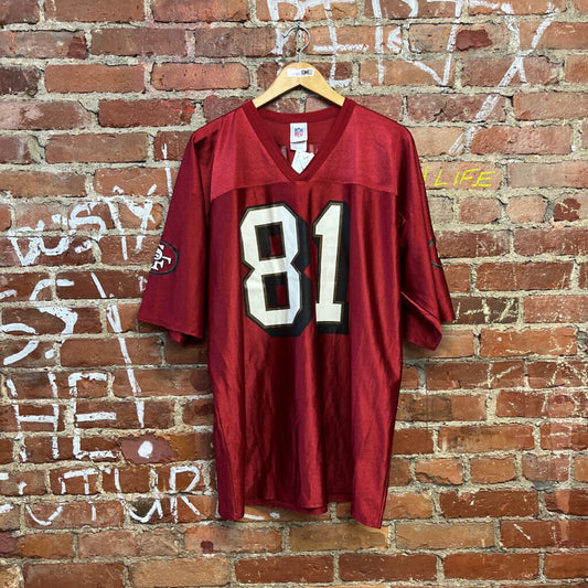 Vintage SF Owens Jersey Red Size XL Mens