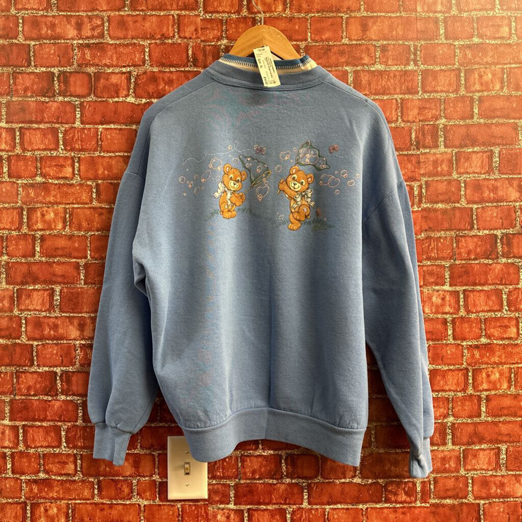 Morning Sun Vintage Crew Blue XL Ladies