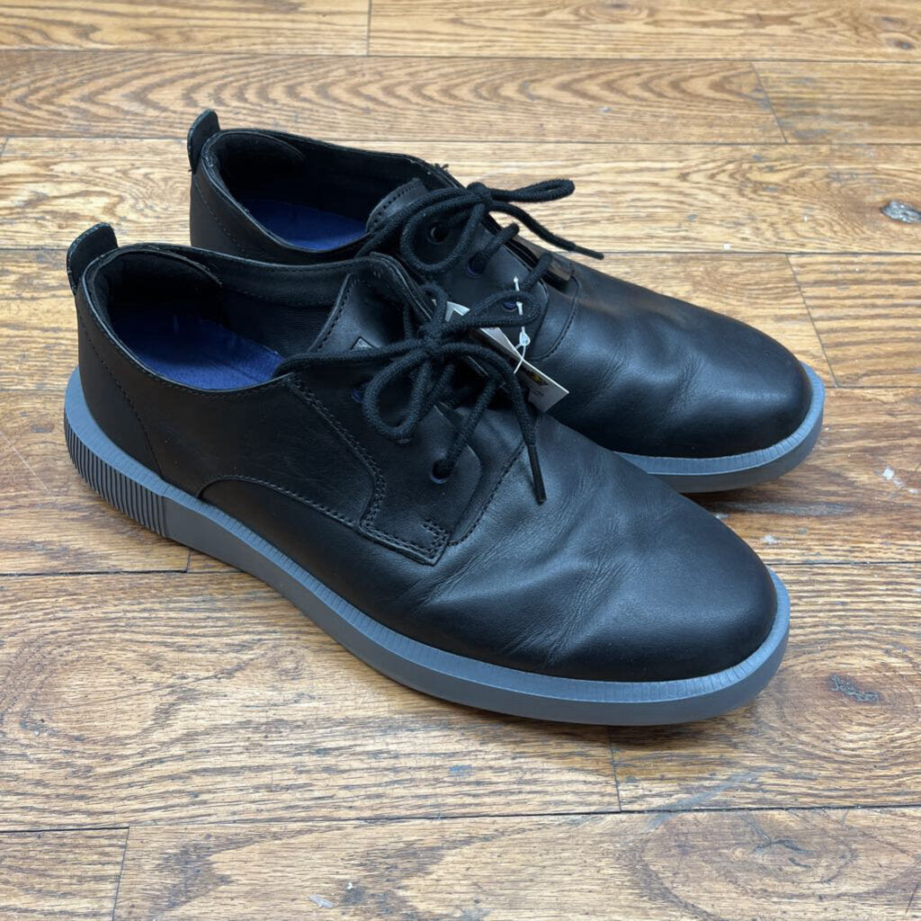 Camper Black Leather Derby Shoes Size 10M