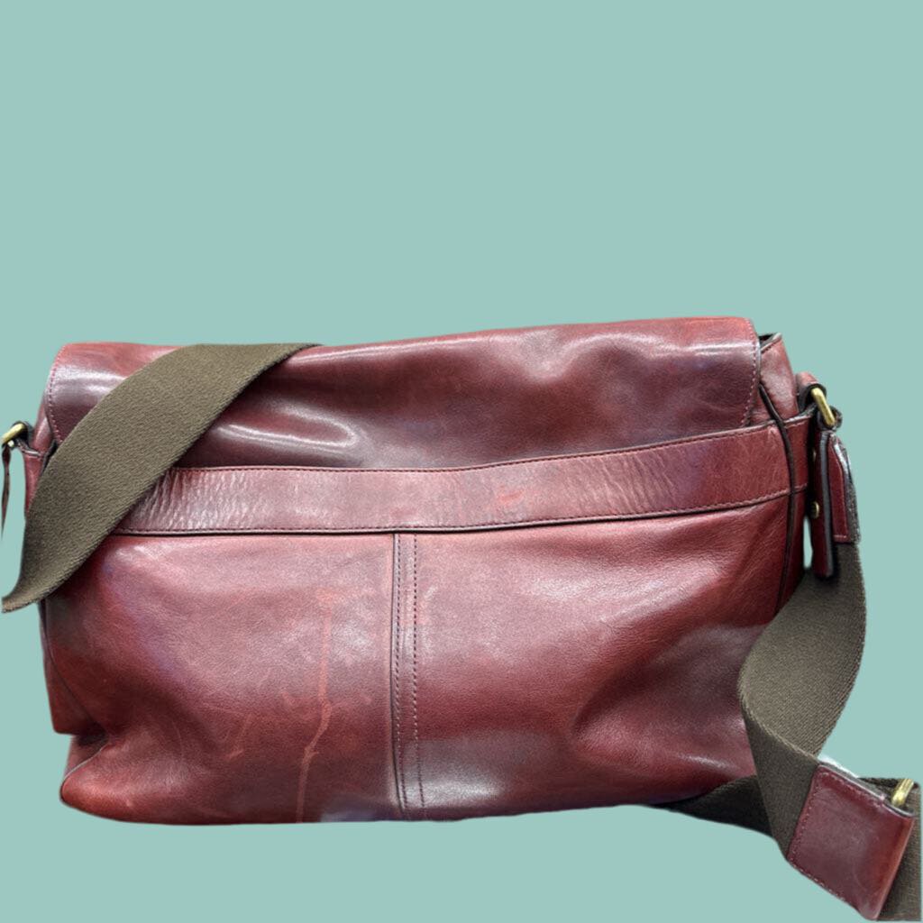 Coach Leather Messenger Bag Red