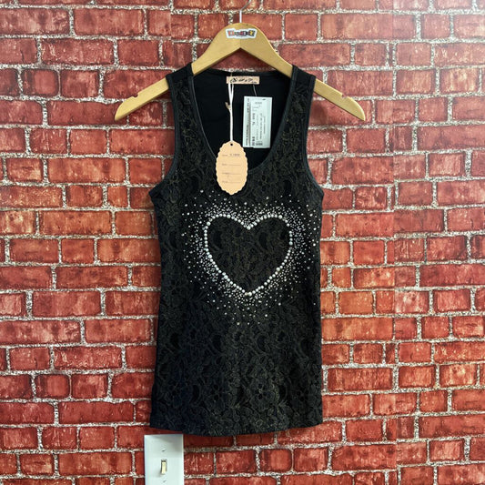 NWT N&P Tank Heart Bedazzled XL/2XL Ladies