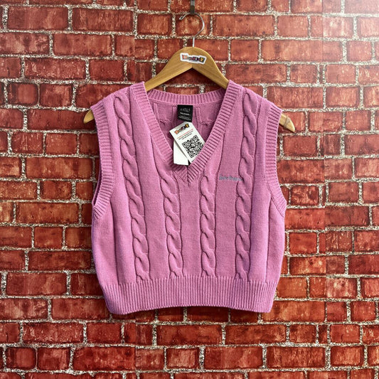 iets frans Sweater Vest Pink Size M Ladies