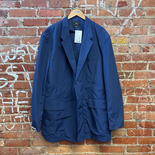 Y-3 Yohji Yamamoto Trench Coat Blue Size 2XL Mens