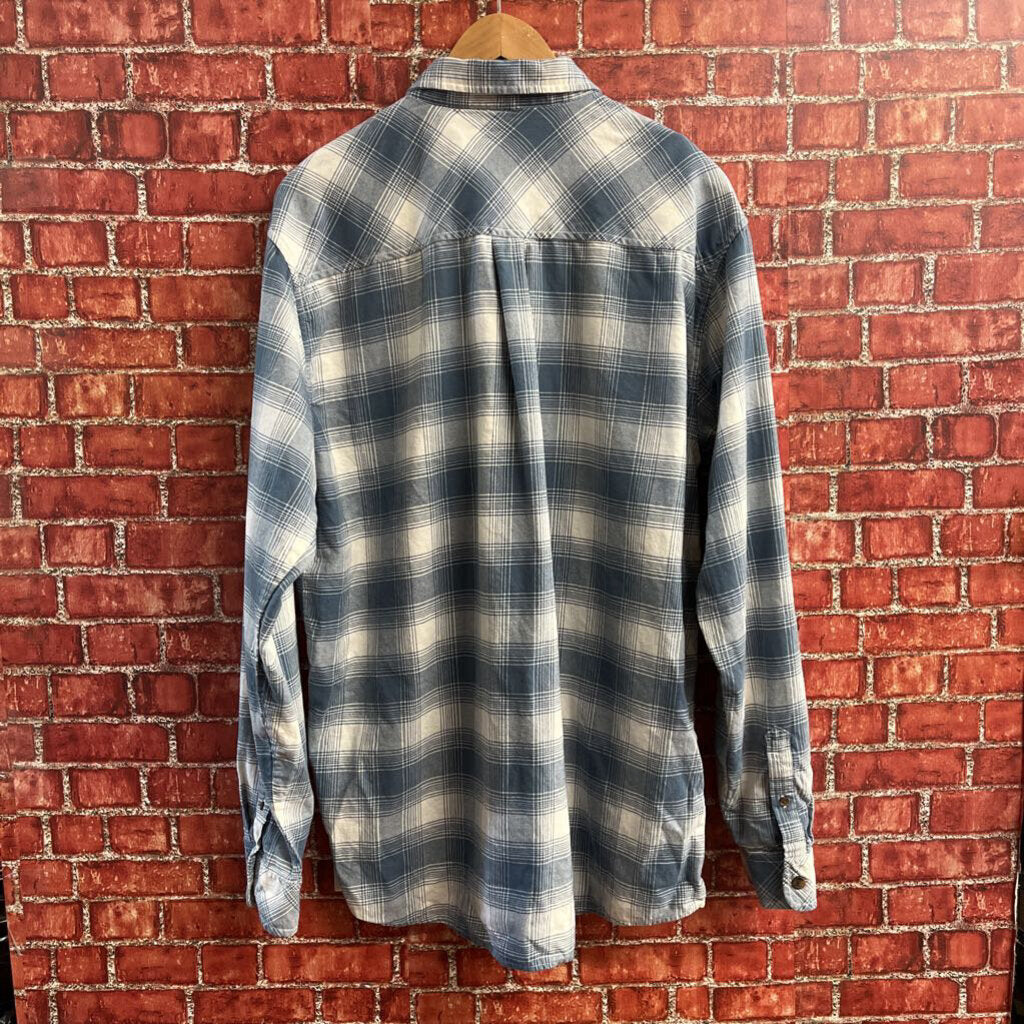 Carhartt WIP Blue Plaid Flannel Size 2XL