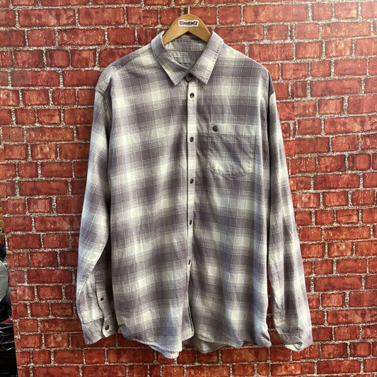 Carhartt WIP Blue Purple Flannel Size 2XL