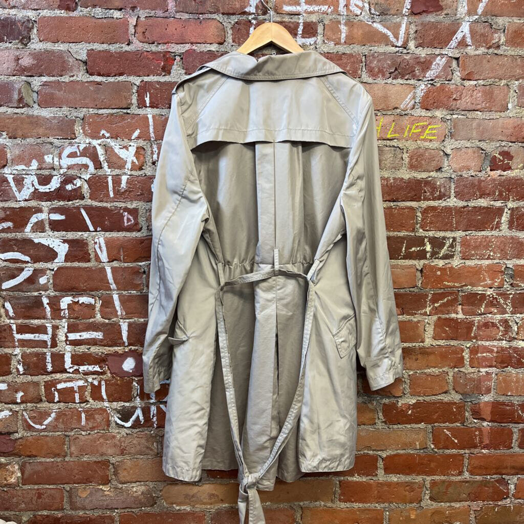 French Connection Trench Coat Grey Size 1X Ladies