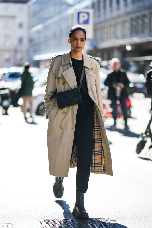 Vintage Burberry Trench Coat Brown Size 8 Ladies