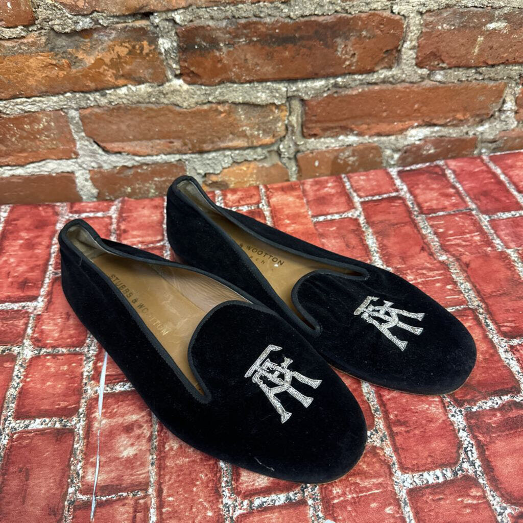 Stubbs & Wooton Velvet Loafers Size 9