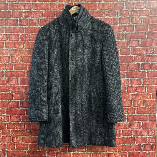 Carl Gross tweed Coat Grey Men’s Size D6(38R)