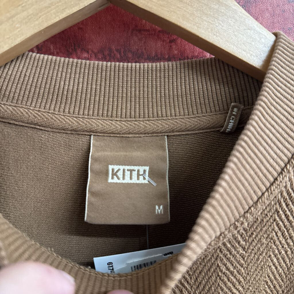 Kith Brown Herringbone Sweater Size M