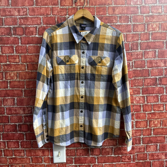 Patagonia Plaid Flannel Purple Size L