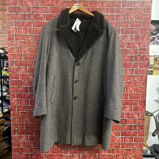 Zero King Brown Wool Coat Men’s Size XL