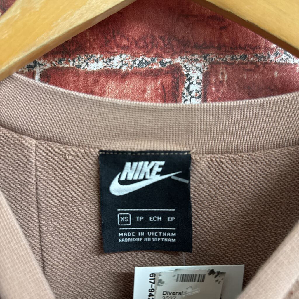 Nike Patchwork crewneck tan Size XS