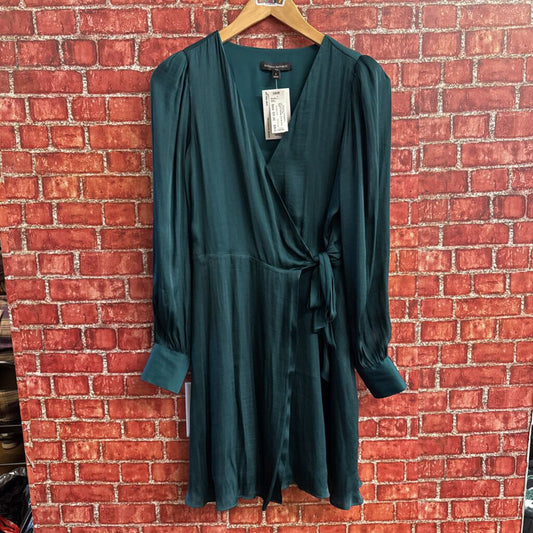 Banana Republic Emerald Green LS Mini Dress Ladies Size 4