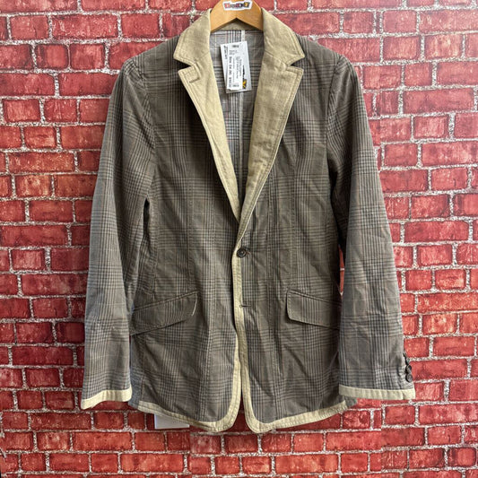 Dolce & Gabbana Grey Plaid Blazer Jacket Men’s Size M