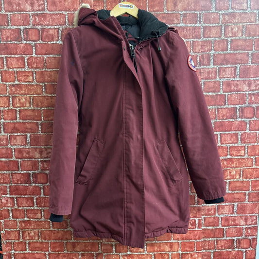 Canada Goose AS IS puffer Maroon Ladies Size XS