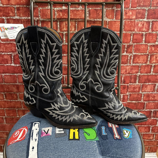 Isabel Marant Cowgirl Boots Black Size 39