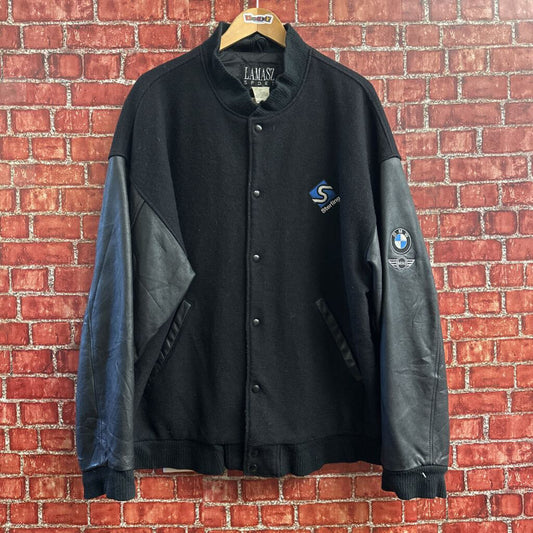 Vintage Lamasz Sterling Varsity Jacket Black Men’s Size XXL