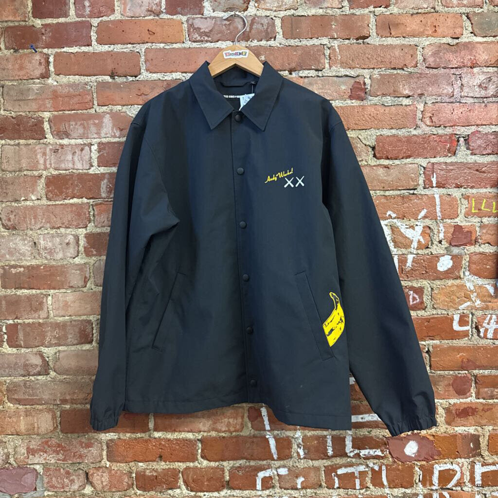 Uniqlo x KAWS + Andy Warhol Jacket Black Men’s Size M
