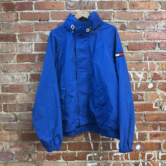 Vintage Tommy Hilfiger Blue Windbreaker Jacket Men’s Size L