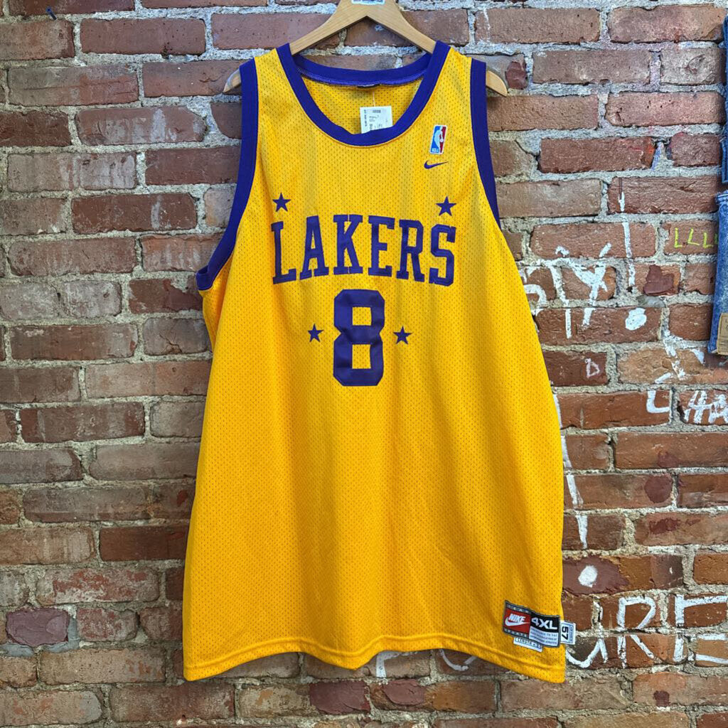 Nike Kobe Bryant Throwback Yellow Jersey Size 4XL