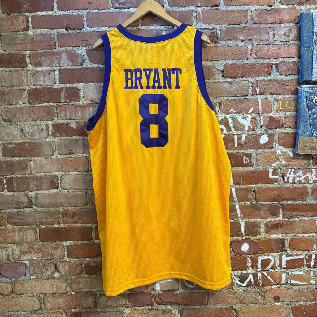Nike Kobe Bryant Throwback Yellow Jersey Size 4XL