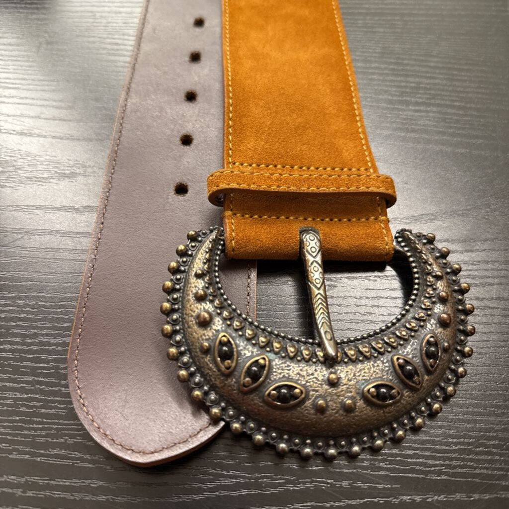 Sezane Louve Brown Belt Size S