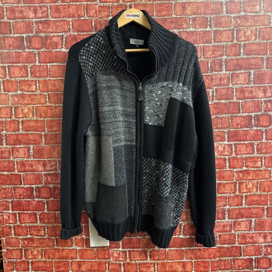 Fiume Zip Up Cardigan Grey Size L