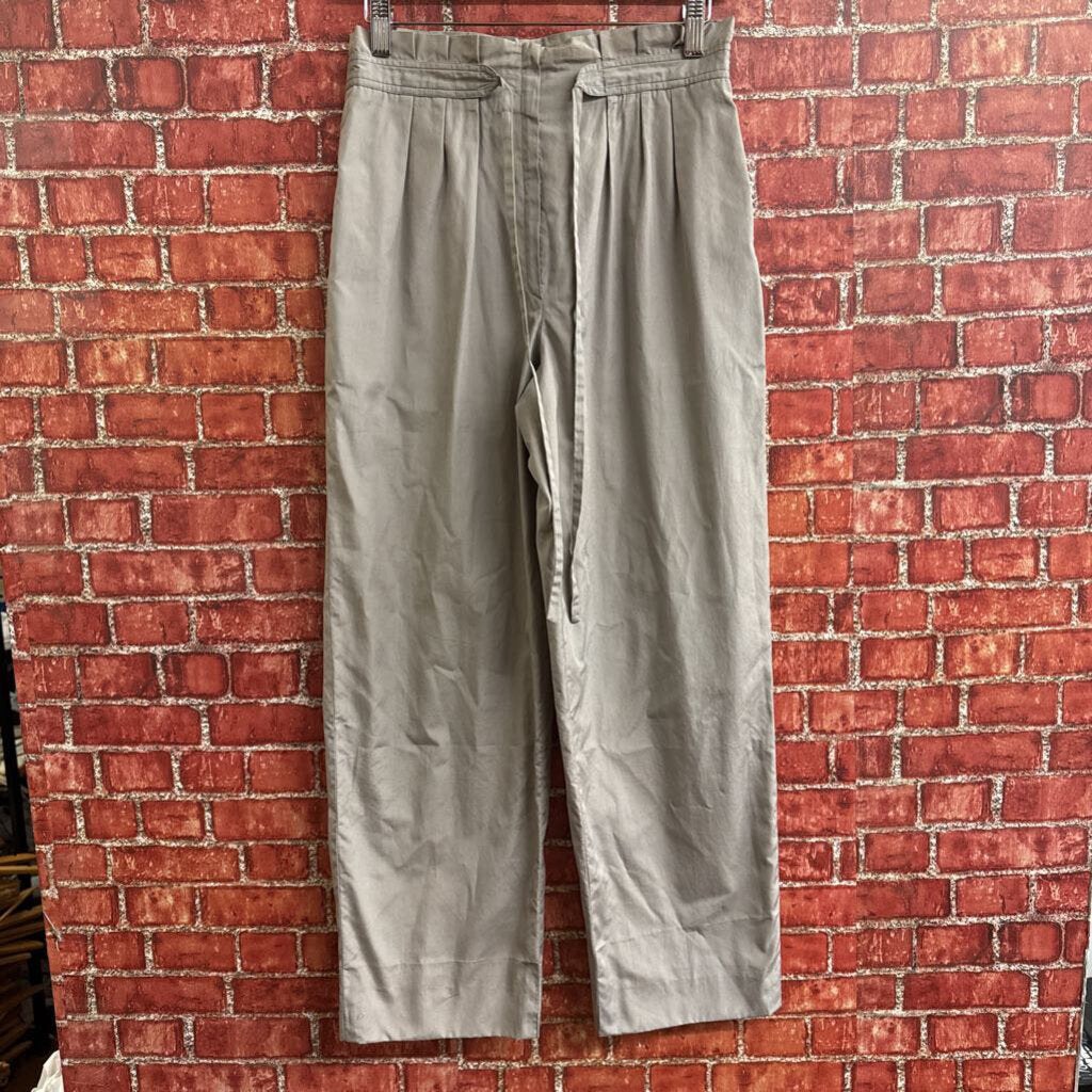 Thierry Mugler Vibtage Grey Pleated Pants Ladies Size 26