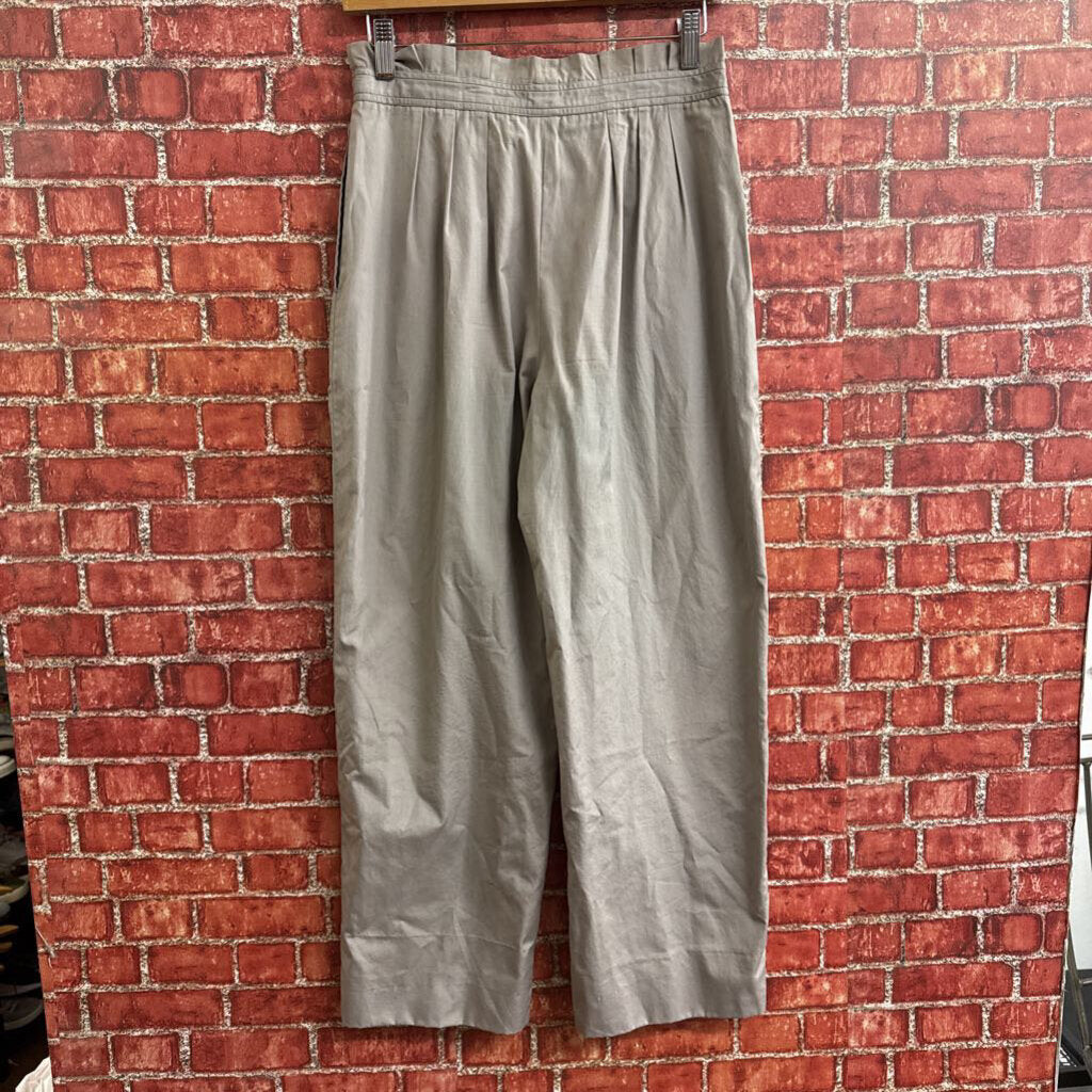 Thierry Mugler Vibtage Grey Pleated Pants Ladies Size 26