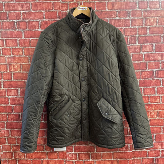 Barbour Green Quilted Jacket Men’s Size S