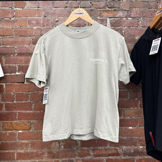 Essentials FOG Taupe Crop Tee Size M