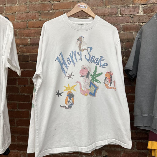 The Pattern Room Happy Snake Graphic Tee Size M