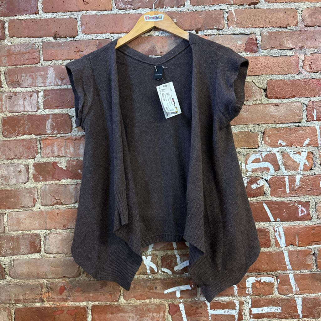 Tom Scott Cashmere Vest Brown Ladies Size D1