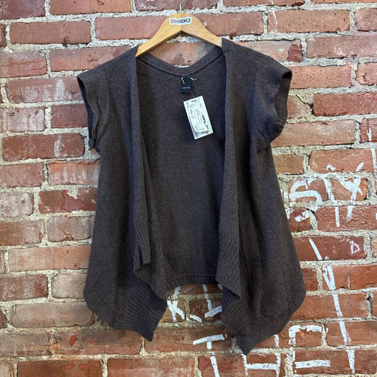 Tom Scott Cashmere Vest Brown Ladies Size D1