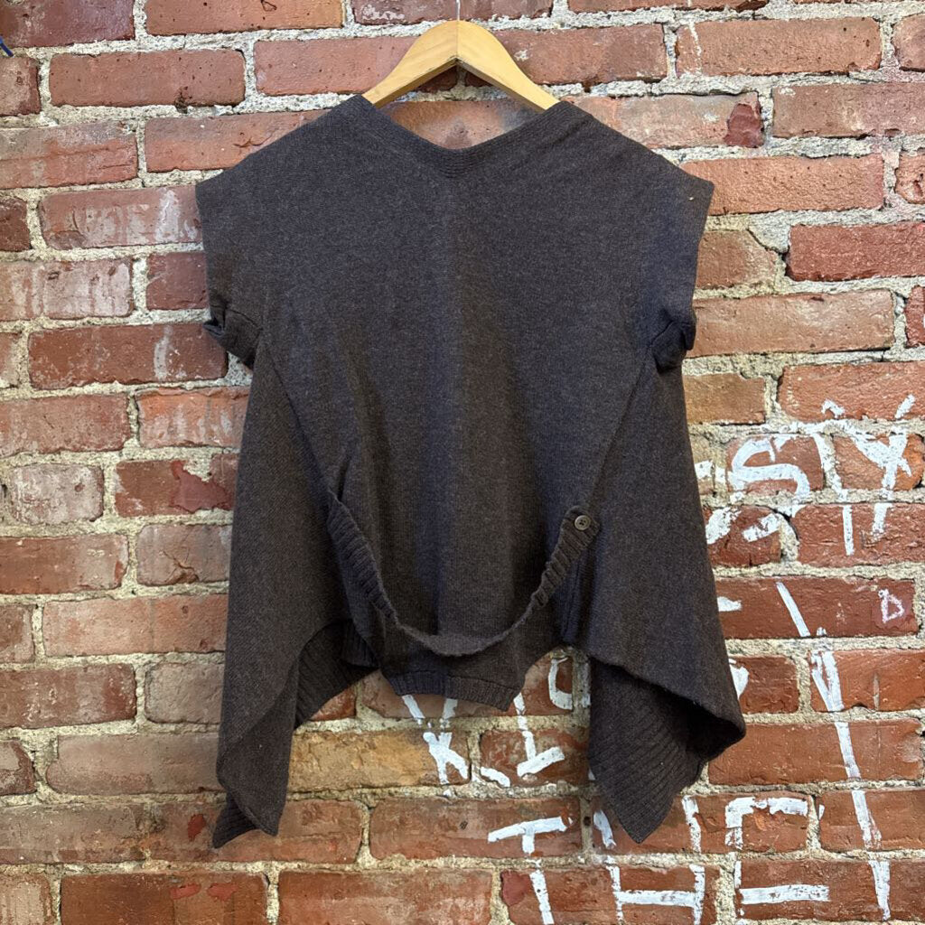 Tom Scott Cashmere Vest Brown Ladies Size D1