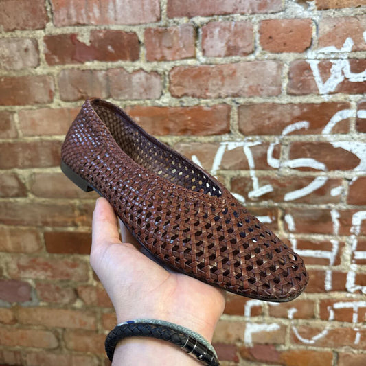 Madewell Woven Ballet Flats Brown Size 10.5L