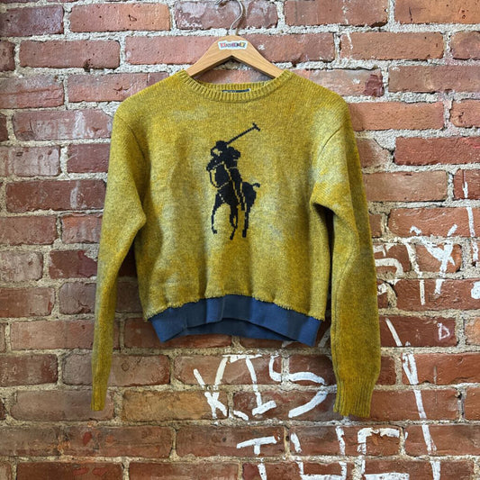 Diversity Repair Lab x Polo RL Sweater Sweatshirt Yellow/Blue Size M