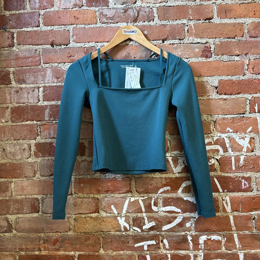 Abercrombie & Fitch Green LS Top Size XS