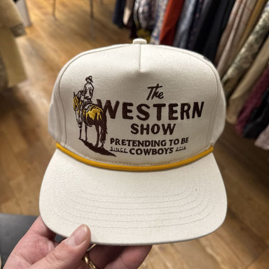 NWT Sendero Hat Western Shoe Cream/Brown